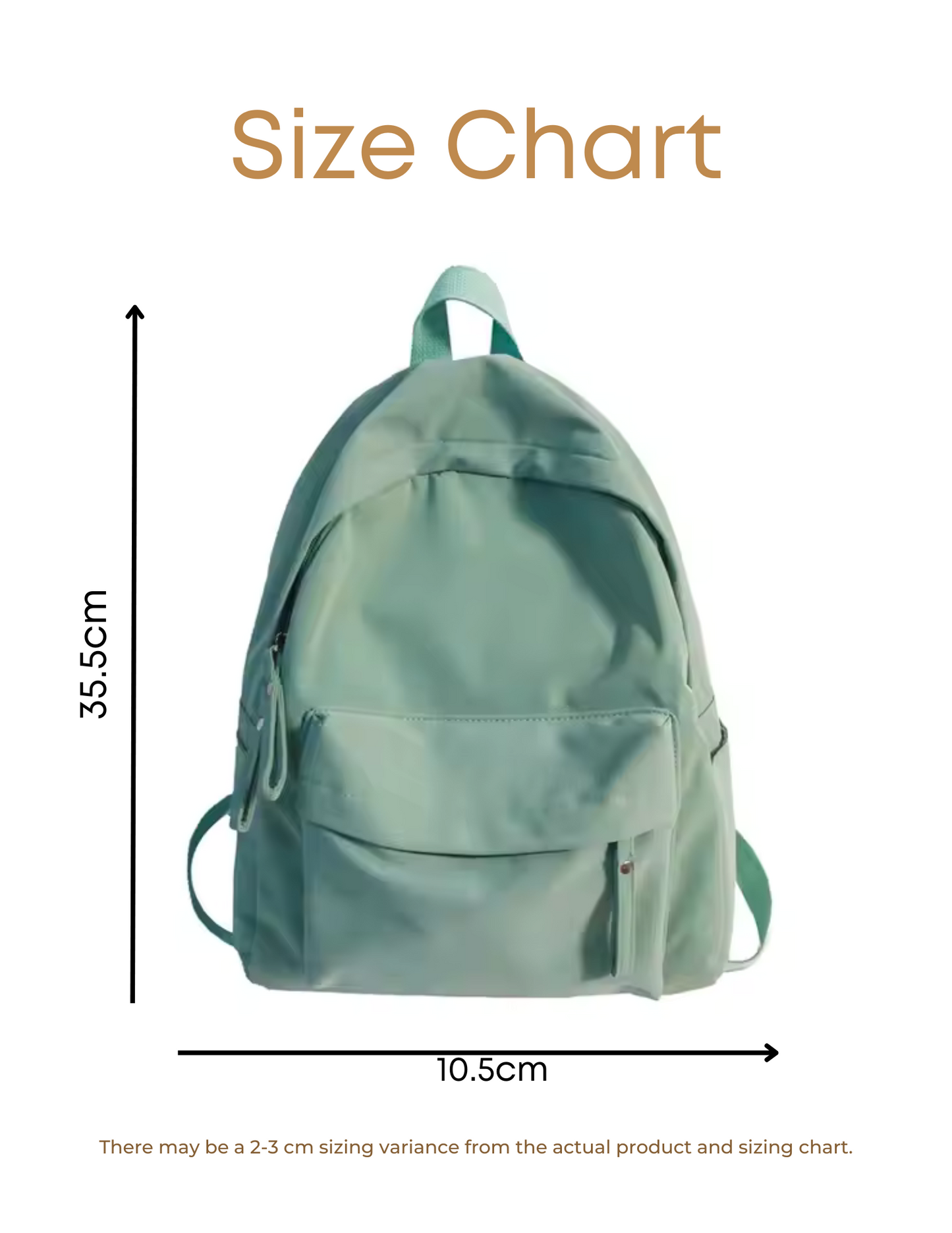 Embroidered backpack