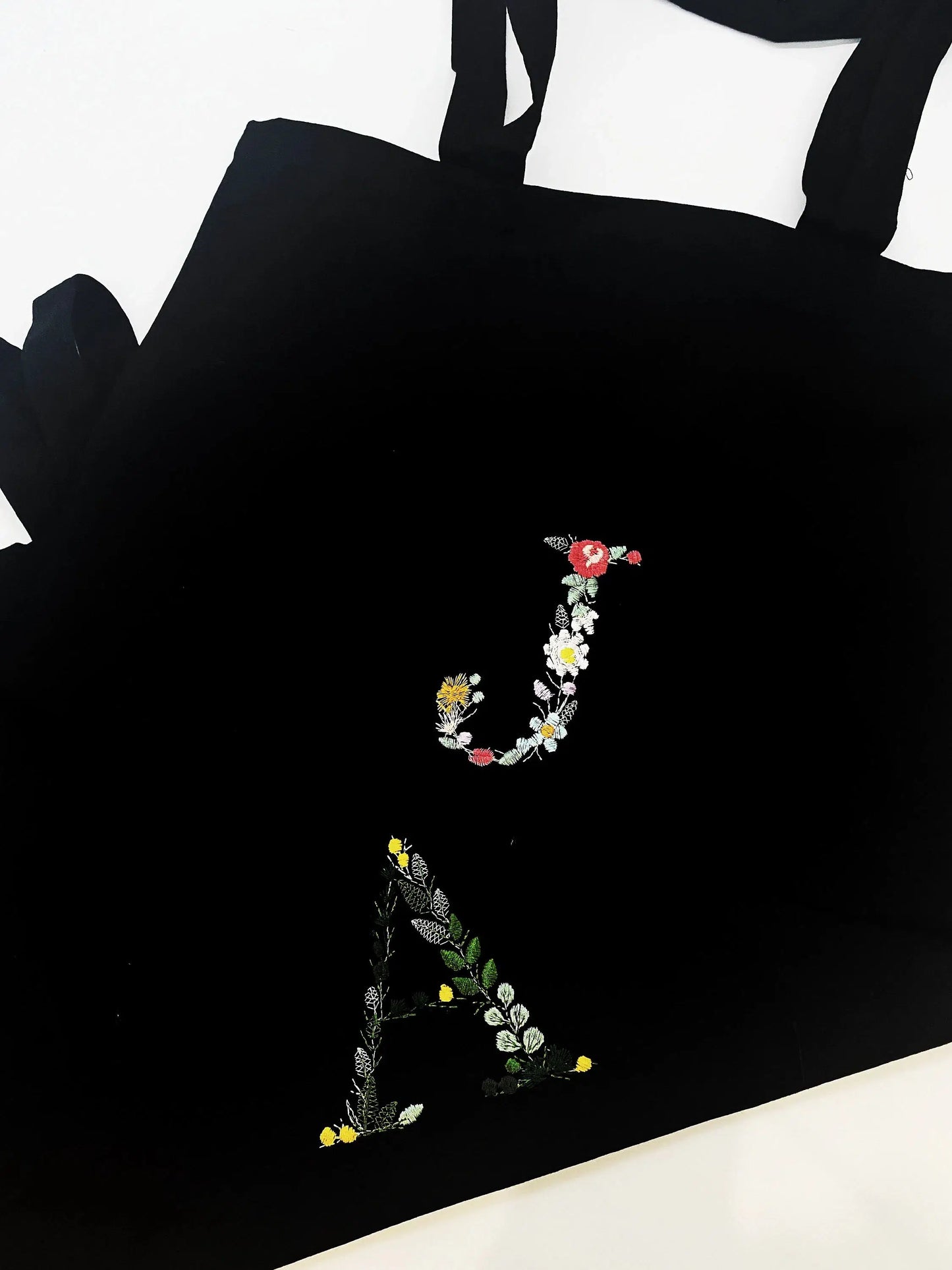 Custom - Initial Tote Bags - Botanical - Thecustomisedcollective