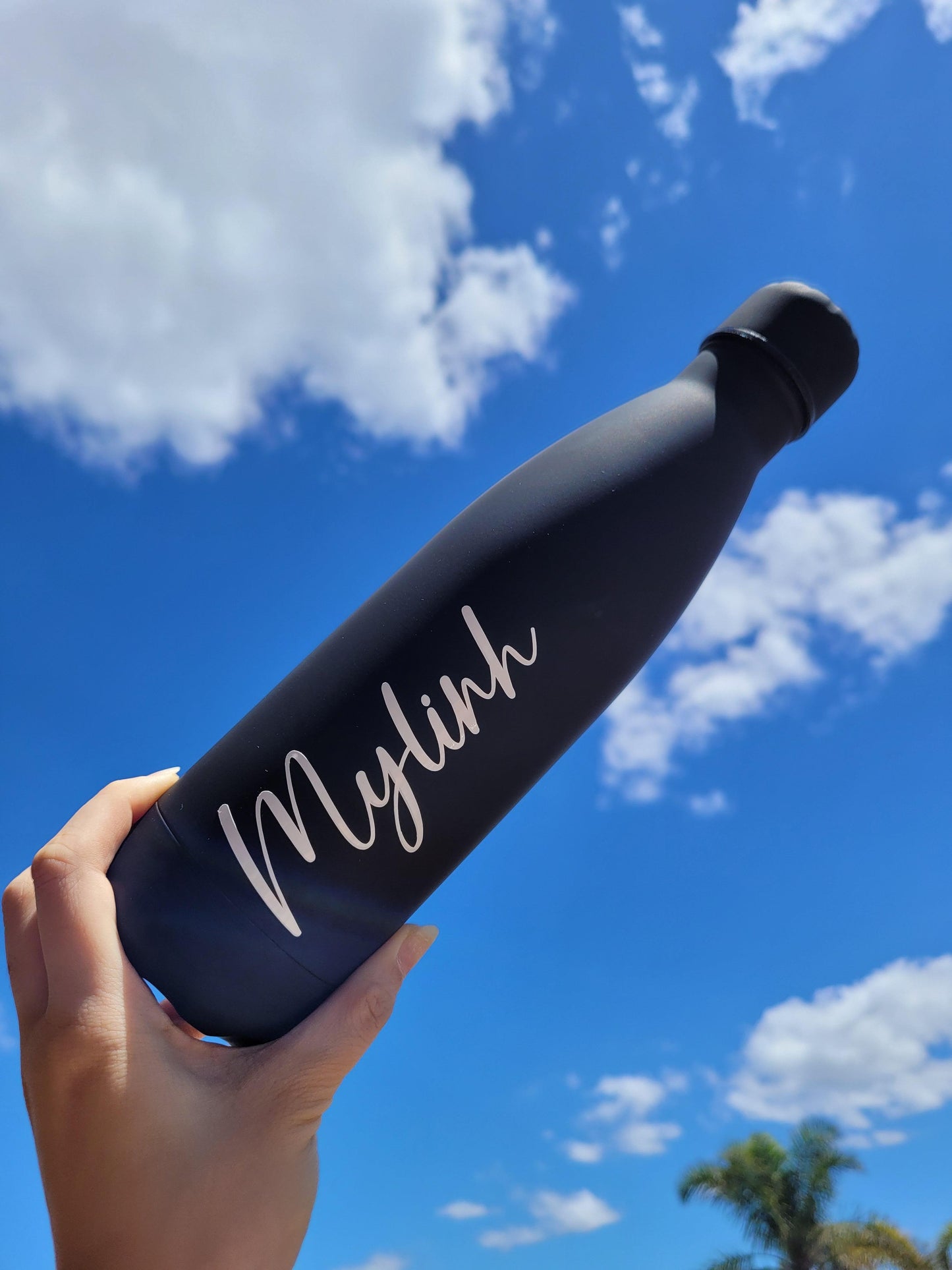 Personalised Double Walled Matte Water Bottles-Water Bottles-Thecustomisedcollective-Thecustomisedcollective