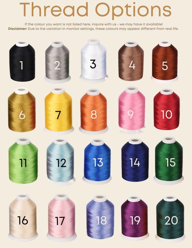 ADD-ON for personalisation (Per garment)-Clothing-Thecustomisedcollective-Thecustomisedcollective