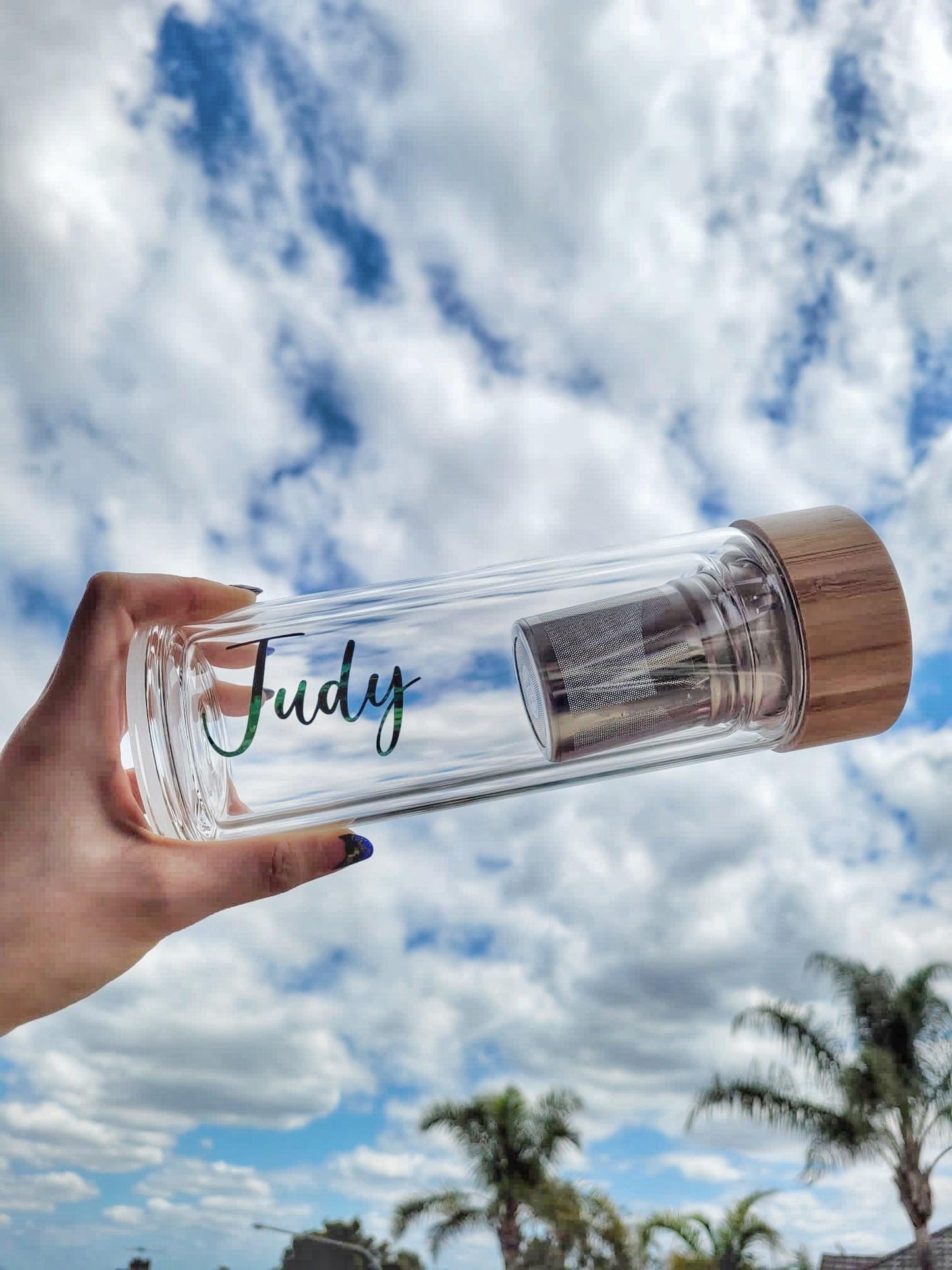 Personalised Tea Infusing Bottle-Water Bottles-Thecustomisedcollective-Thecustomisedcollective