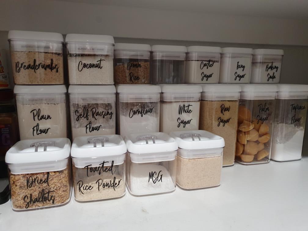 Pantry/Storage Organisation Labels-Thecustomisedcollective-1-White-Thecustomisedcollective