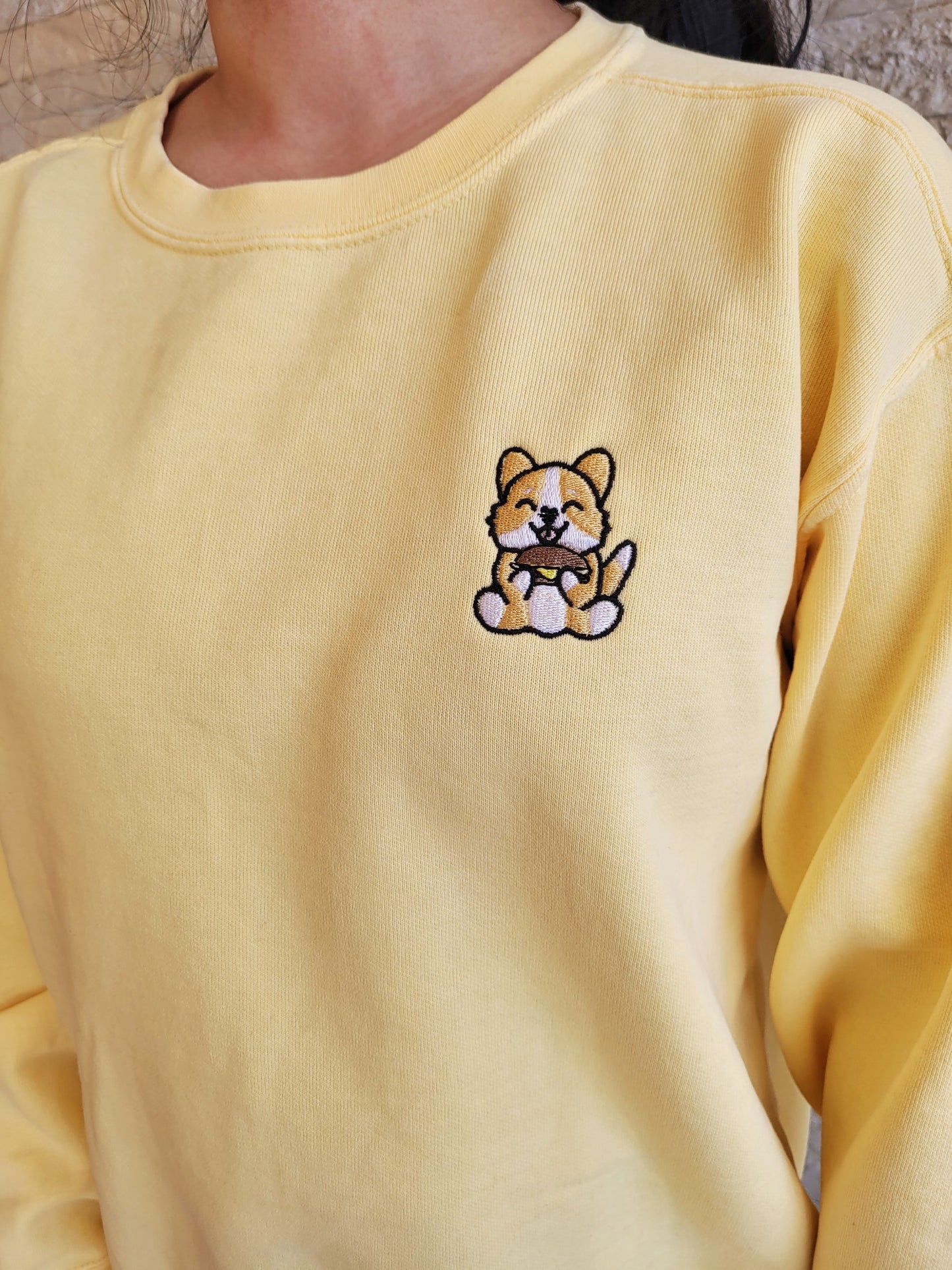 Corgi Burger-Clothing-Thecustomisedcollective-T-Shirt-XS-Black-Thecustomisedcollective