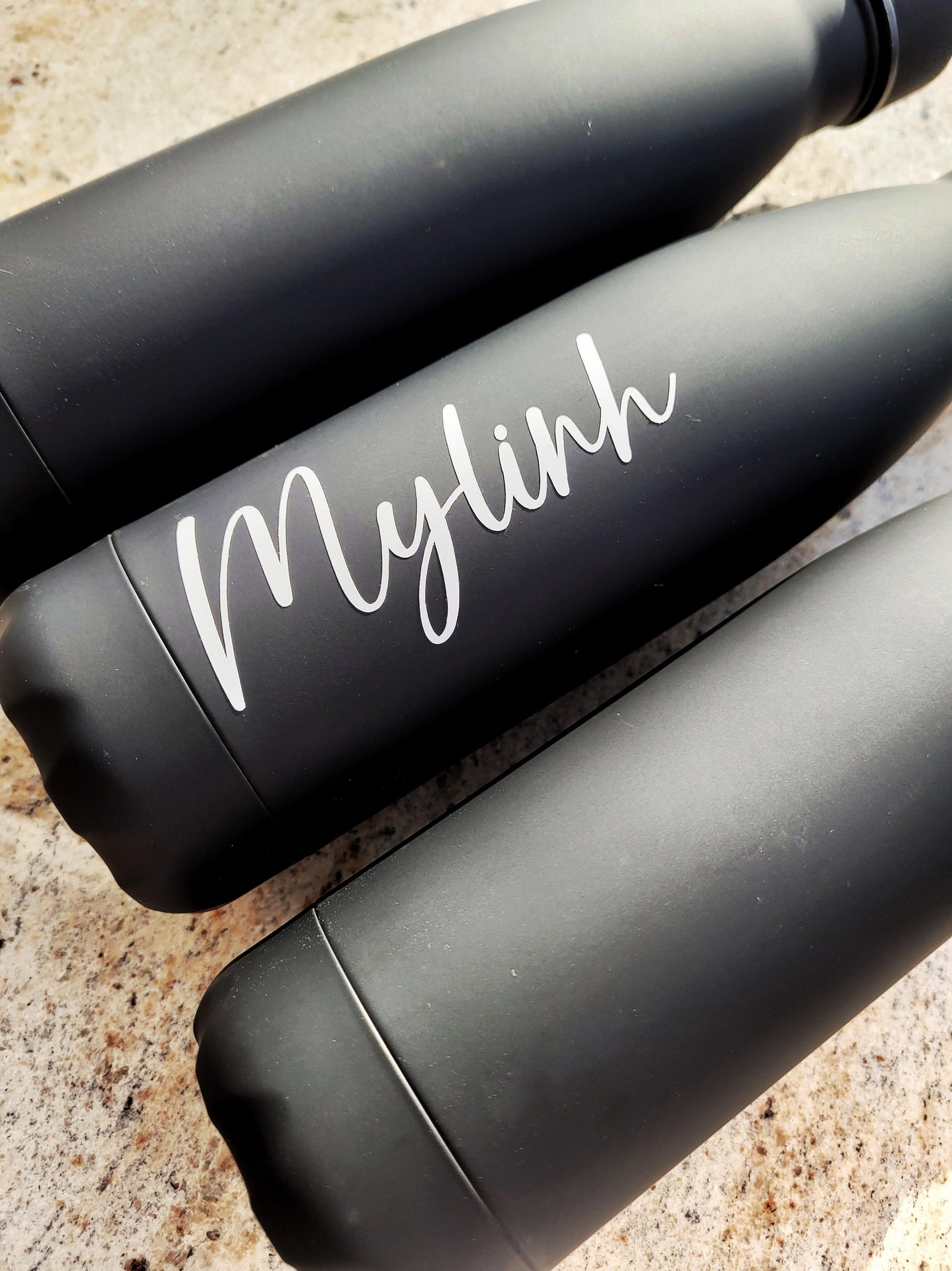 Personalised Double Walled Matte Water Bottles-Water Bottles-Thecustomisedcollective-Thecustomisedcollective