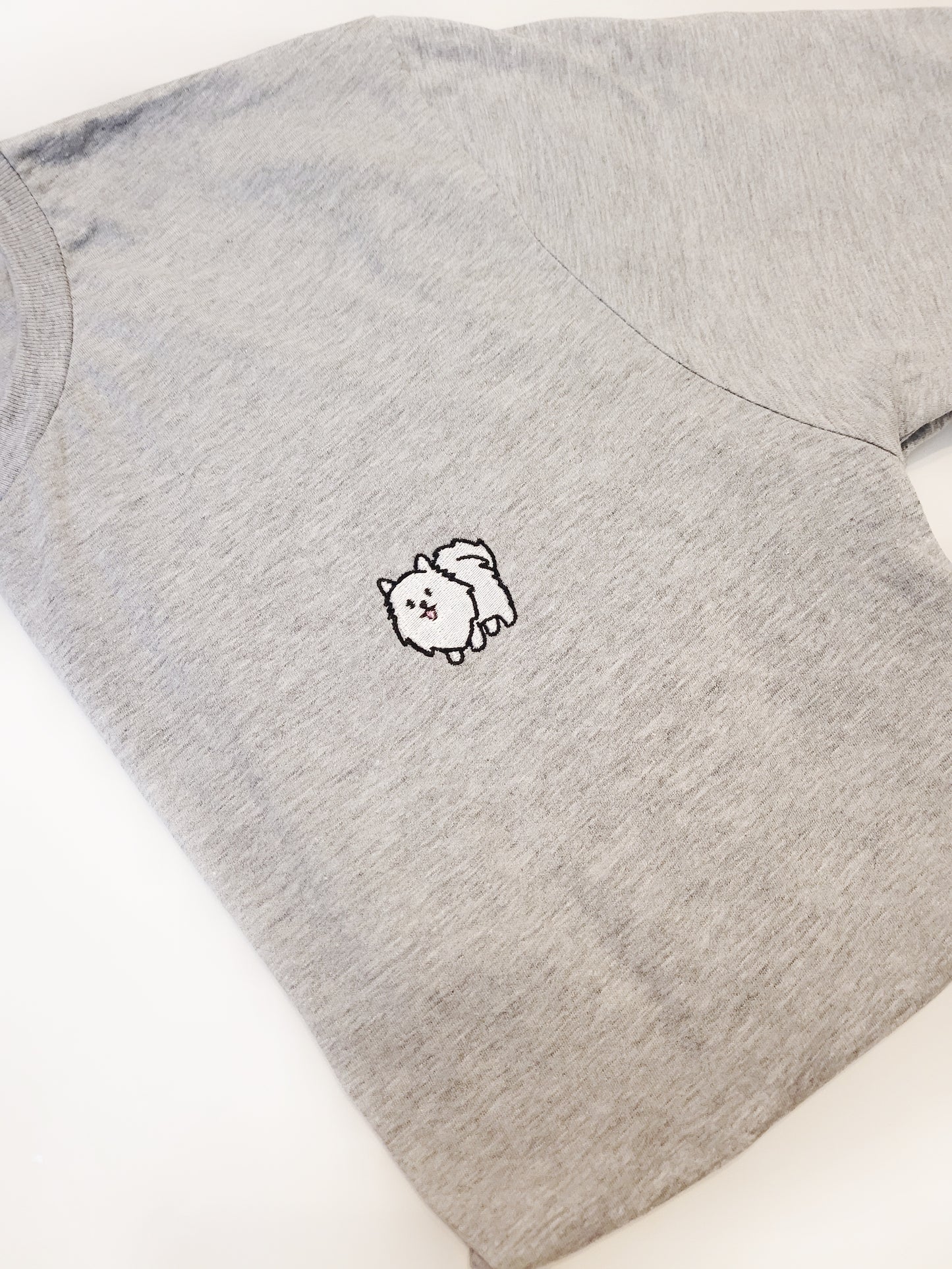 Japanese Spitz / Pomeranian-Clothing-Thecustomisedcollective-T-Shirt-XS-Black-Thecustomisedcollective