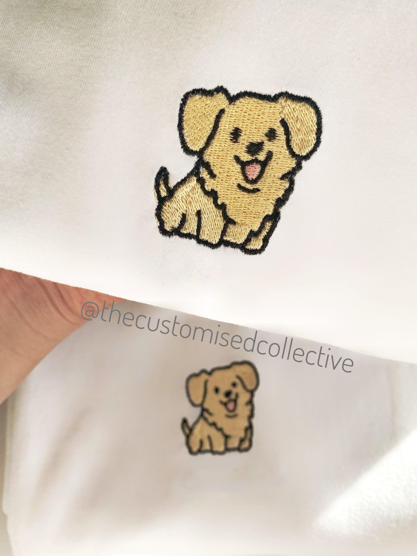 Golden Retriever / Labrador - Front-Clothing-Thecustomisedcollective-T-Shirt-XS-Black-Thecustomisedcollective