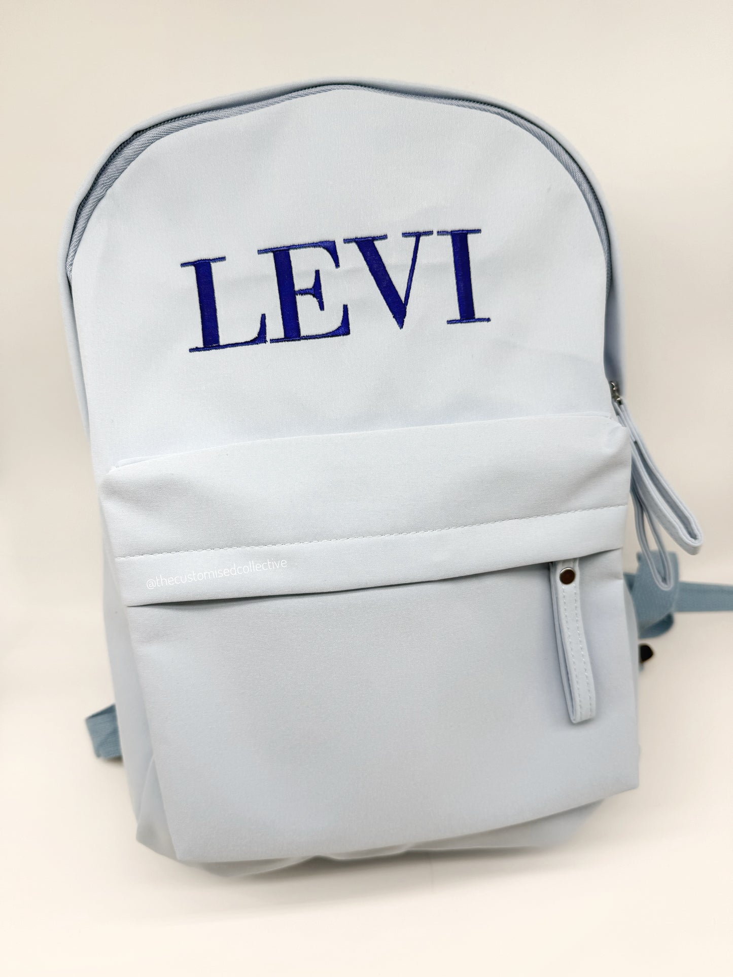 Embroidered backpack