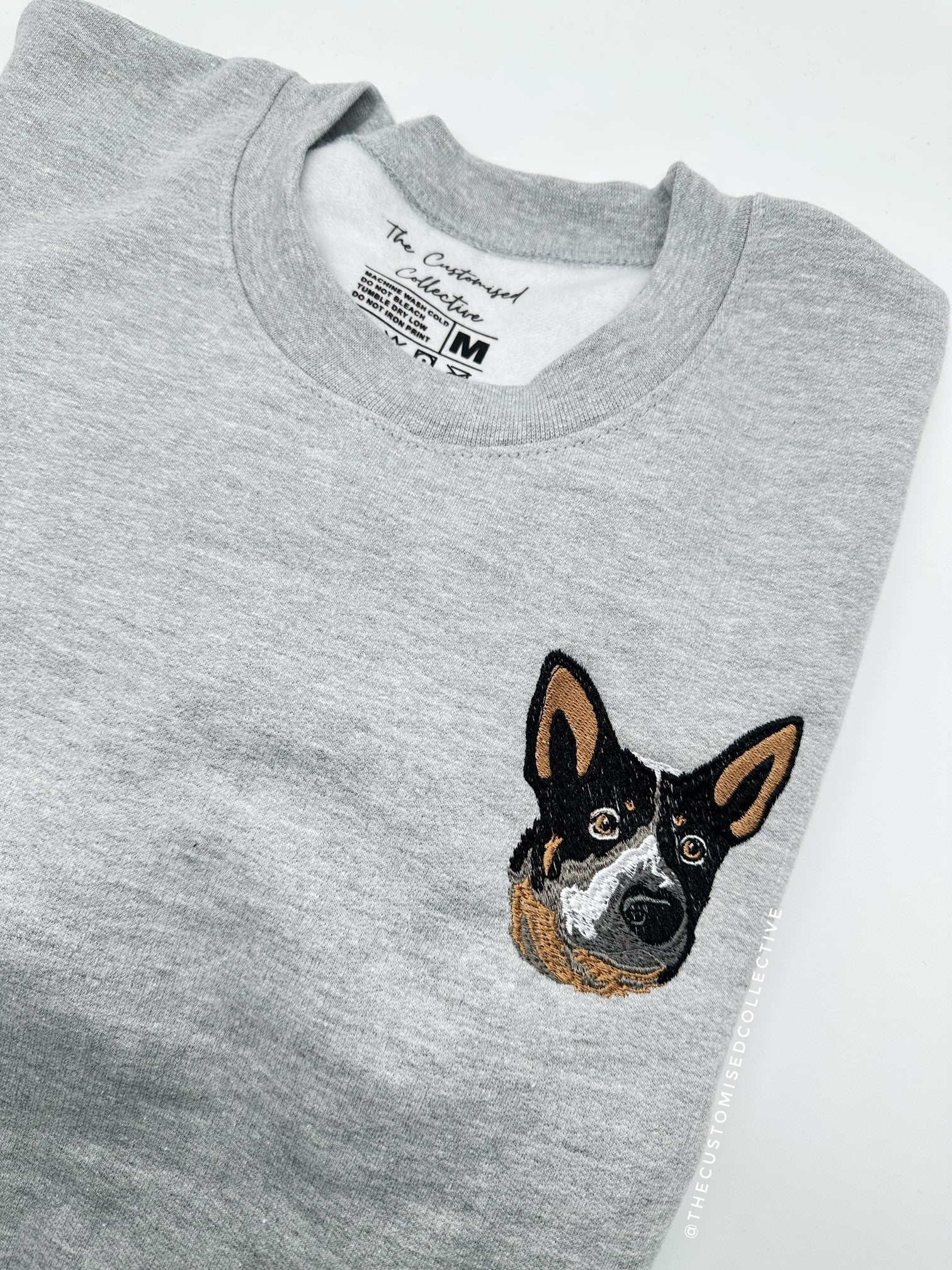 Custom Pet Portrait embroidery Realistic pet portraits Shirts