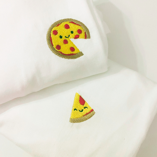 Couple Matching Shirts - Pizza / Pizza Slice - Thecustomisedcollective